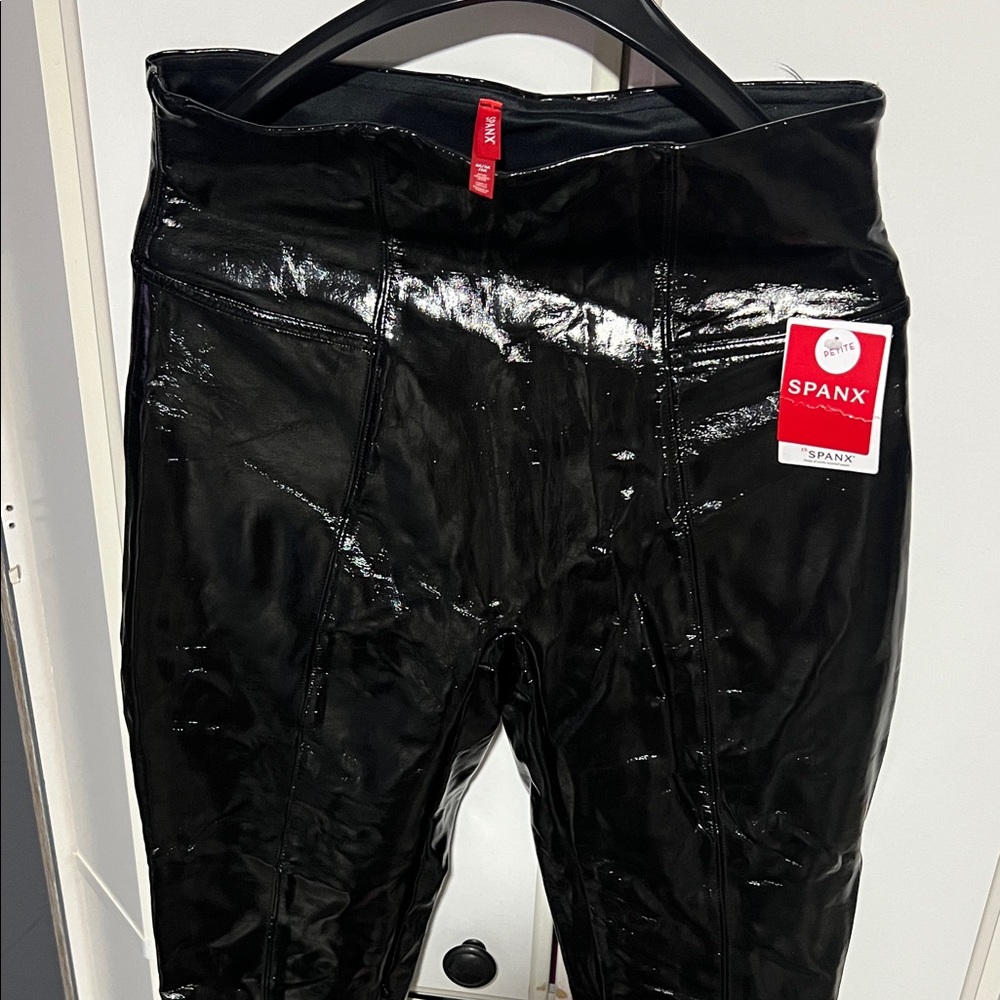 SPANX Glossy Black Leggings